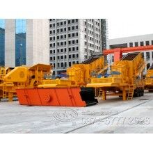 一小時(shí)100方移動(dòng)式破碎機(jī)多少錢YL92